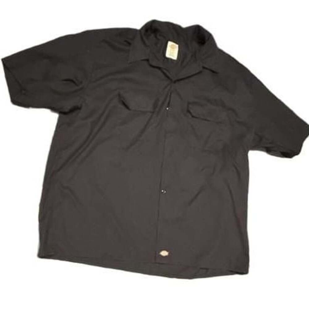 Dickies Flex Short Sleeve Work Shirt Size 2XL Black Twill